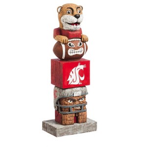 Evergreen NCAA Washington State Cougars Tiki Totem - 1 of 4