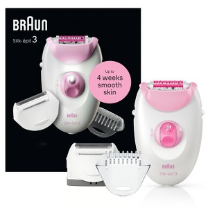 Braun Silk-epil 3-270 2-in-1 Women's Epilator + 2 Extra Accessories - 1 of 4