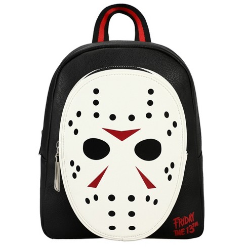 Friday The 13th Jason Mask 11 Mini Backpack With Pull Out Meat Cleaver  Coin Purse