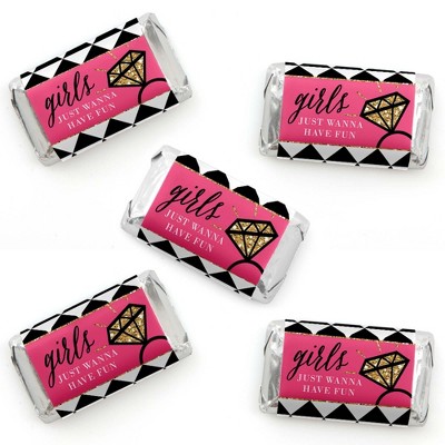 Girls Night Out - DIY Bachelorette Party Wrapper Favors - Set of 15