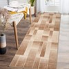Coolmee Modern Area Rug Geometric Patchwork Rugs for Living Room, Bedroom, Machine Washable Rug Soft Non Slip Non Shedding Area Rug - 4 of 4