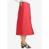 Jessica London Women's Plus Size True Fit Button-Front Midi Skirt - 4 of 4