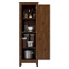 Hagar Single Door Storage Pantry Cabinet Pine - Room and Joy - image 4 of 4