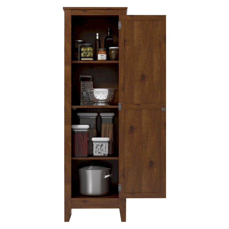 Hagar Single Door Storage Pantry Cabinet Pine - Room and Joy, 5 of 11
