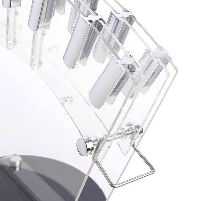Gibson Soho Lounge 16-Piece Stainless Steel Knife Set with Black Acrylic Stand