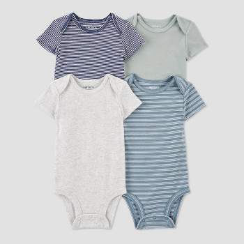 Carter's Just One You® Baby 4pk Basic Bodysuit - Gray/Green/Blue