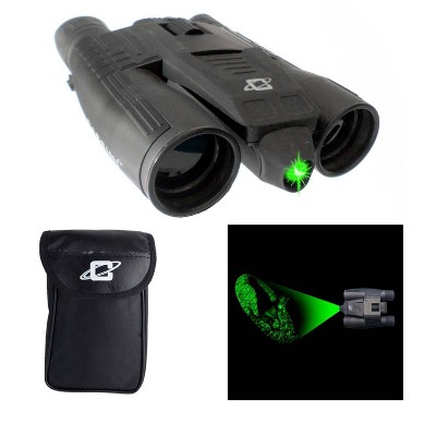 Cassini K-9 Day/Night Green Laser Roof Prism Binocular - Dark Gray