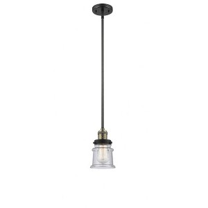 Canton - 1 Light Stem Hung Mini Pendant In Industrial Style-8.5 Inches Tall and 5.25 Inches Wide - 1 of 1