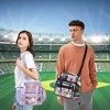 Wikineon Clear Tote Bag Clear Bag Stadium Approved 12x6x12 Stadium Bag for Work, Sports Games, Gym - 2 of 4