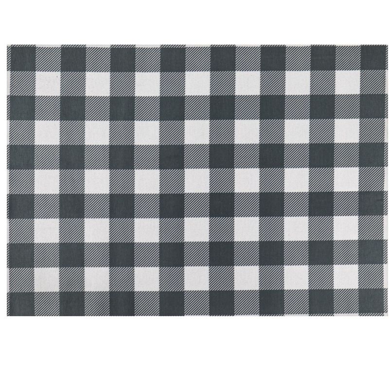 Evergreen Buffalo Check Layering Mat 11.5 x 9.5 Inches Indoor and Outdoor Decor, 1 of 4