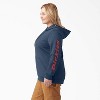 Dickies Women's Plus Water Repellent Sleeve Logo Hoodie - 3 of 3