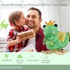 Vynxaria Kids Ride-On Rocking Horse Toy Frog Style,Seat Belt & Soft Plush Fabric Hand Puppet for Children 18-36 Months - 3 of 4