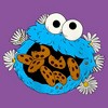 Girl's Sesame Street Cookie Monster and Daisies T-Shirt - 2 of 4