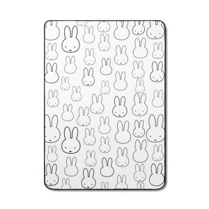 Miffy and Friends Twin Blanket Set, White Gray Blue