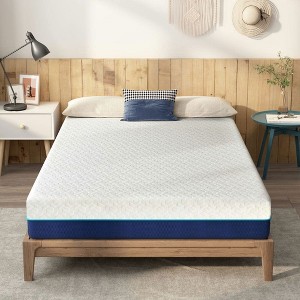 Resenkos 6 Inch Full Size Mattress in a Box, Gel Memory Foam Mattress Full Size for Cool Sleep & Pressure Relief - 1 of 4