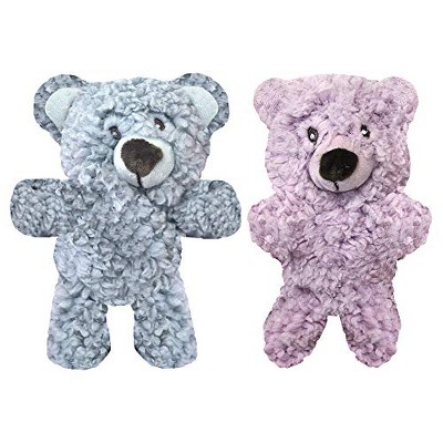 Multipet Aromadog Calming Bear Shaped Fleece Plush Assorted Dog Toy, X-Small
