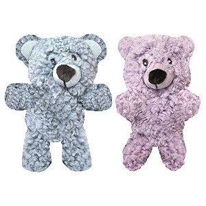 Multipet Aromadog Calming Bear Shaped Fleece Plush Assorted Dog Toy, X-Small - 1 of 1