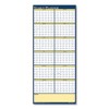 Recycled Reversible Yearly Wall Planner, 60 x 26, White/Blue/Yellow Sheets, 12-Month (Jan to Dec): 2025 - image 2 of 3