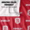 Bradley University Logo Pattern Silky 50x60 Blanket, 1 Sided - 4 of 4