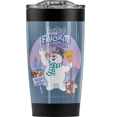 Frosty The Snowman Favorite Steel Tumbler 20oz Coffee Travel Mug