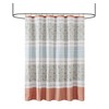 PAGED 72x72 Inch Shower Curtain Modern Cotton Shower Curtain with Abstract Printed Design for Bathroom, Machine Washable - 2 of 4