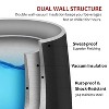 Tirrinia 12oz Stemless Insulated Tumbler with Lid, Single Stainless Steel Double Walled Metal Reusable Tumbler - 3 of 4