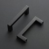 10 Pack Black Cabinet Pulls Kitchen Cabinet Handles Matte Black - 2 of 4