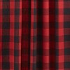 Park Designs Red Buffalo Check Lined Panel Pairs 72" x 84" - 3 of 3