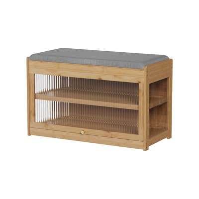 7 Pair Shoe Storage Bench