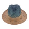 Bruno Capello Rafi Plaid Straw Fedora - 3 of 4