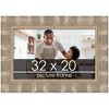 PosterPalooza | 32x20 Wide Bamboo Picture Frame, UV Acrylic, 4 Finishes - Brown, Black, Silver, and Natural - 2 of 4