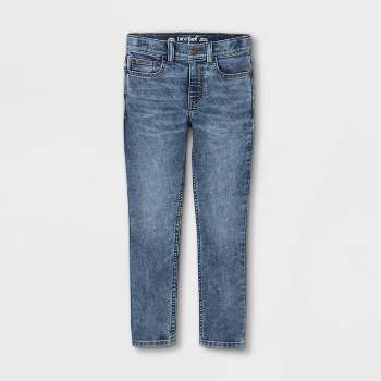 Boys' Stretch Skinny Fit Jeans - Cat & Jack™ Medium Blue 5