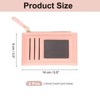 Unique Bargains PU Leather Zipper Design Credit Card Holder 2 Pcs - 2 of 4