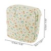 Unique Bargains Lady Portable Square Lipstick Bag Beige Red Green Blue 1 Pc - 2 of 4