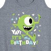 Women's - Disney - Mike Yay It's My Birthday Graphic Racerback Tank - 2 of 4
