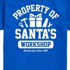 Boys' - Instant Message - Property Of Santas Workshop Christmas Short Sleeve Graphic T-Shirt - 2 of 4