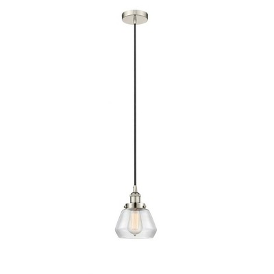 Fulton - 1 Light Mini Pendant In Industrial Style-9 Inches Tall and 6.75 Inches Wide