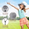 Tirrinia Boonie Sun Hat for Kids, Fishing Safari Wide Brim Hat for Toddler, Bucket Hats Boys Girls - 3 of 4