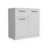 Manufactured Wood dressers with Two-Door Cabinet, Single Drawer, Matching Handles, and Superior Top - 2 of 4