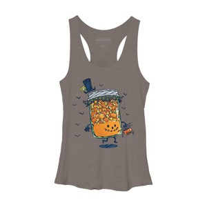 Women's Design By Humans Halloween Jam By nickv47 Racerback Tank Top - 1 of 3