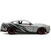 2010 Ford Mustang GT Matt Gray Metallic with Black Graphics and Stripes "Ford Performance" 1/24 Diecast Model Car by Jada - 3 of 4