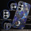 BONGEEK Case Compatible with Samsung Galaxy S25,Scratch Resistant Hybrid 2-Layer Hard Shell Bright Phone Case,Celestial Starry Night Moon Stars - 3 of 4