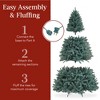 Best Choice Products Pre-Lit Blue Spruce Christmas Tree w/ Foldable Base, Incandescent Lights - image 4 of 4