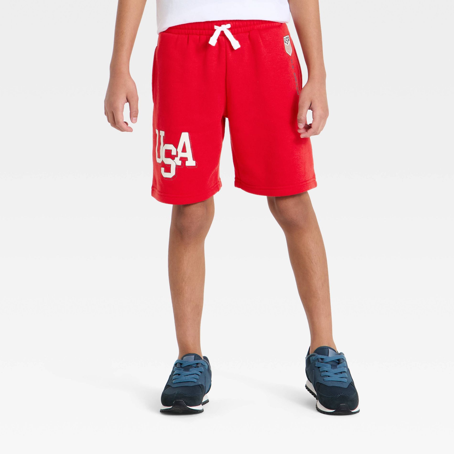 Boys' United States Soccer Federation Shorts - Red