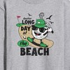 Men's - Instant Message - Long Day at the Beach Golfing Long Sleeve Graphic T-Shirt - 2 of 4