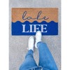 Shiraleah "Lake Life "Doormat, Blue - 2 of 4