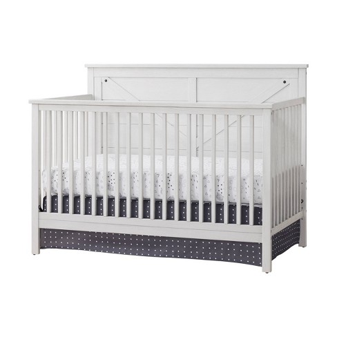 Brooklyn Baby Cot Crib With 120x60 Mattress (White)