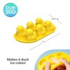 True Zoo Quack the Ice Duck Ice Cube Tray, Novelty Animal Ice Mold, Large Ice Cube Mold, Makes 6 Ice Cubes, Duck Ice Tray, Yellow, Set of 1 - 3 of 4