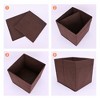 Unique Bargains Shelves Closet Fabric Storage Bin for Organizing Clothes Books 1 Pc - 3 of 4