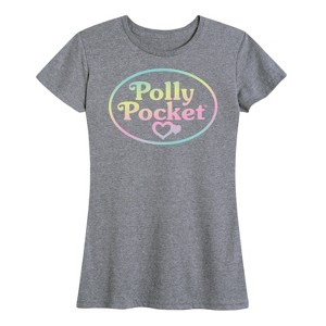 Women's - Polly Pocket - Polly Pocket Ombre Logo Short Sleeve Graphic T-Shirt - 1 of 4
